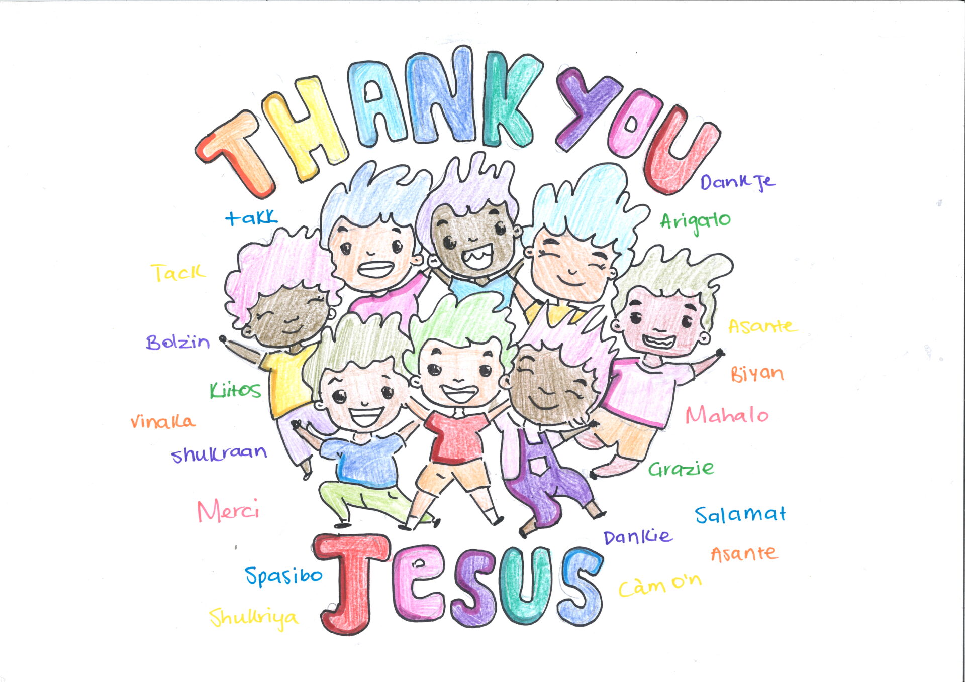 Thank You Jesus Title Page